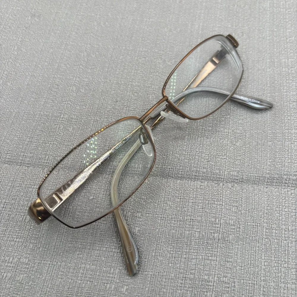 Charmant Eyeglasses Women 52-17-140 Brown Titanium CH10878 BR Librarian-core EX
